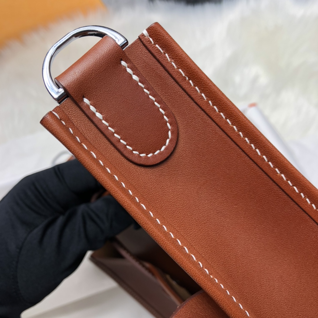 에르메스 에블린29 골드브라운 은장